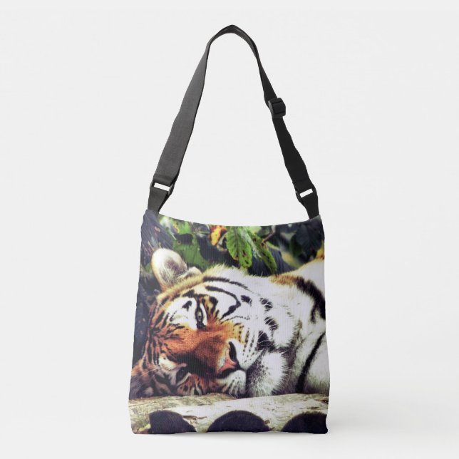Staring Tiger Crossbody Bag (Front)