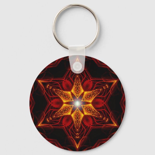Staritual Fractal Key Ring (Front)