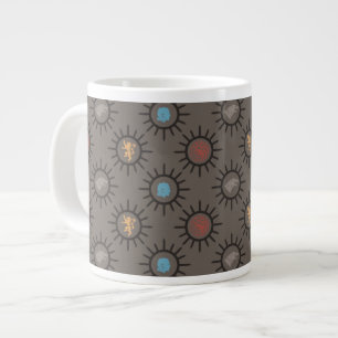 Stark, Lannister, Targaryen, Night King Pattern Large Coffee Mug