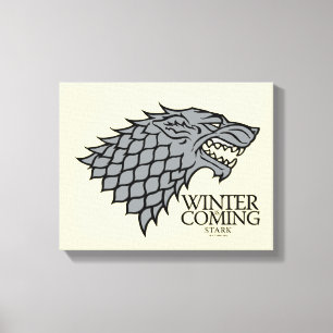 Stark Sigil - Winter Is Coming Canvas Print