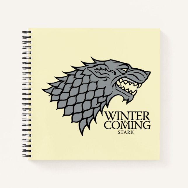 Stark Sigil - Winter Is Coming Notebook (Front)