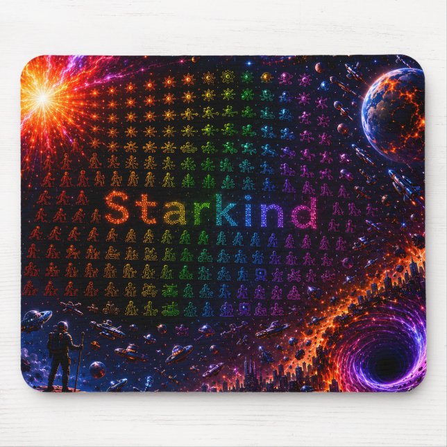 Starkind – Cosmic Evolution of Life Mouse Pad (Front)