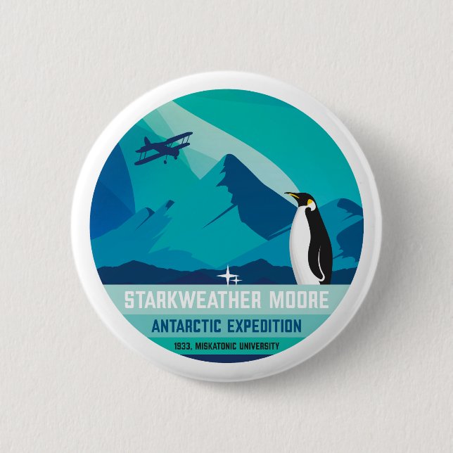 Starkweather-Moore Antarctic Expedition 6 Cm Round Badge (Front)