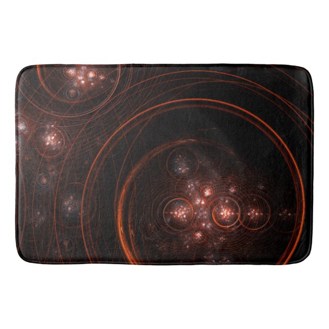 Starlight Abstract Art Bath Mat (Front)