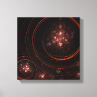 Starlight Abstract Art Black and White