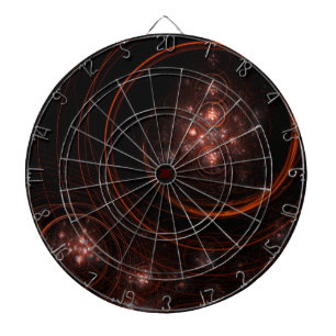 Starlight Abstract Art Dartboard