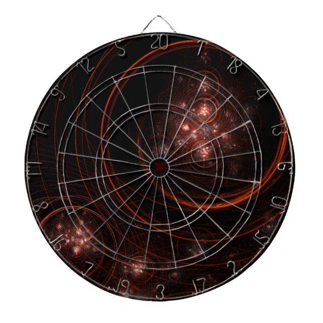 Starlight Abstract Art Dartboard (Front)