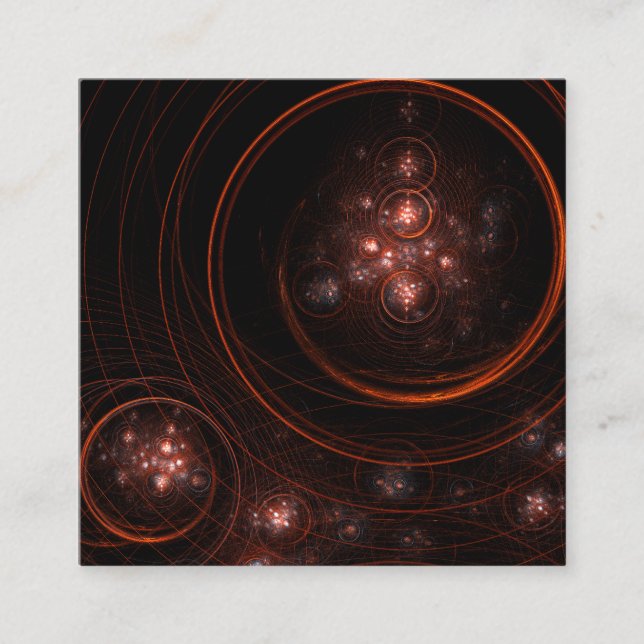 Starlight Abstract Art Enclosure Card (Front)