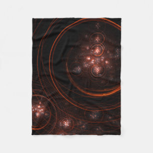 Starlight Abstract Art Fleece Blanket