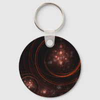 Starlight Abstract Art Keychain