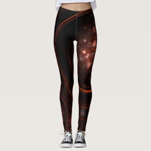 Starlight Abstract Art Leggings