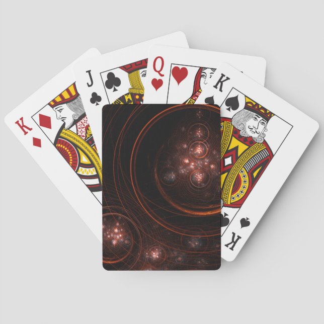Starlight Abstract Art Playing Cards (Back)