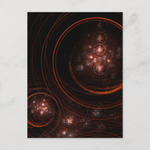 Starlight Abstract Art Postcard
