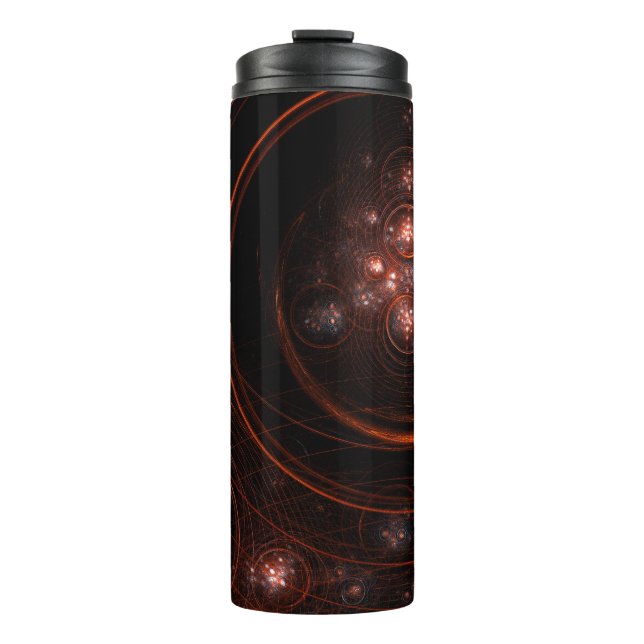 Starlight Abstract Art Thermal Tumbler (Front)