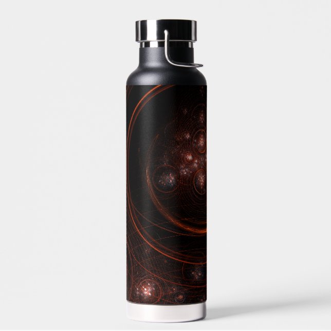 Starlight Abstract Art Water Bottle (Left)