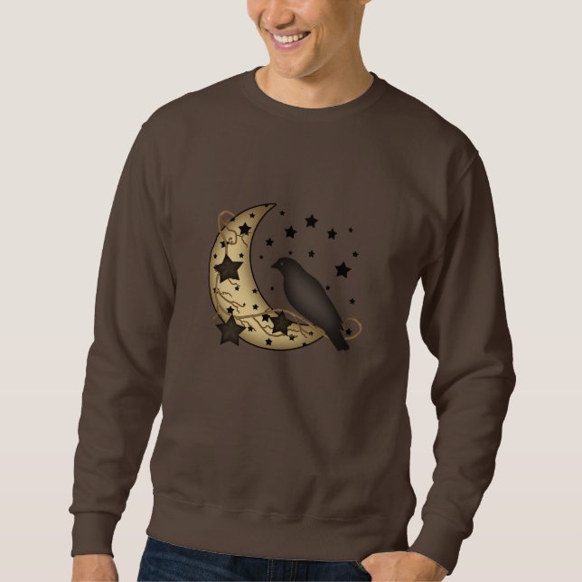 Starlight and Moon Crow Primitive Shirt (Front)