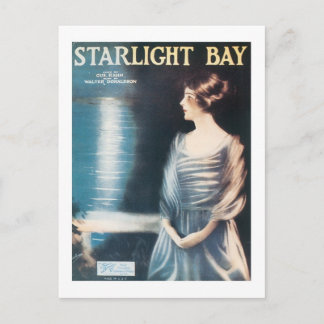 Starlight Bay Vintage Songbook Cover Postcard