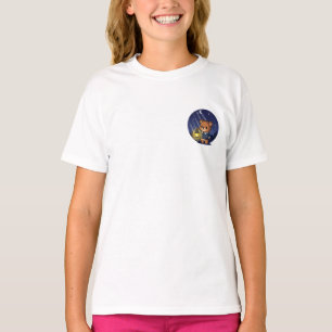 Starlight Bear Lantern Night Path Kids T-Shirt