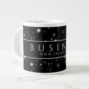 Starlight Black Large Coffee Mug
