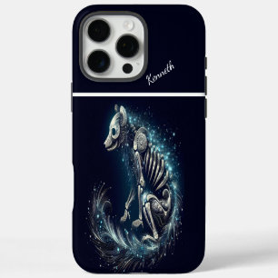 Starlight Canine Skeleton iPhone 16 Pro Max Case