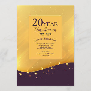 Starlight Class Reunion Invitations