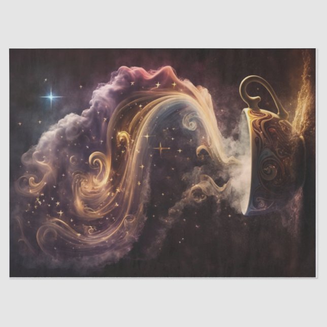Starlight Coffee, Steaming Cuppa Joe Tissue Paper (Front)