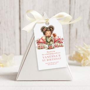 Starlight Fairy 8th Birthday Floral Pink Gift Tags