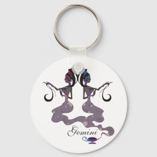 Starlight Gemini Keychain