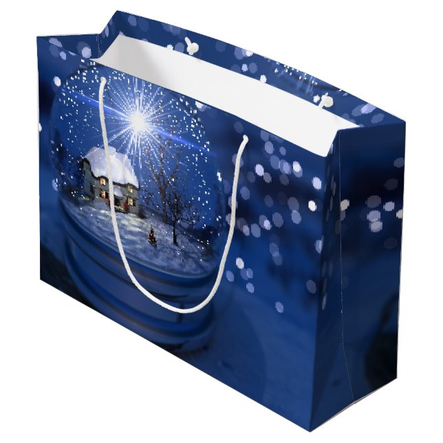 Starlight Globe Gift Bag (Back Angled)
