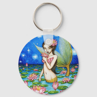 Starlight Lily Mermaid Key Ring