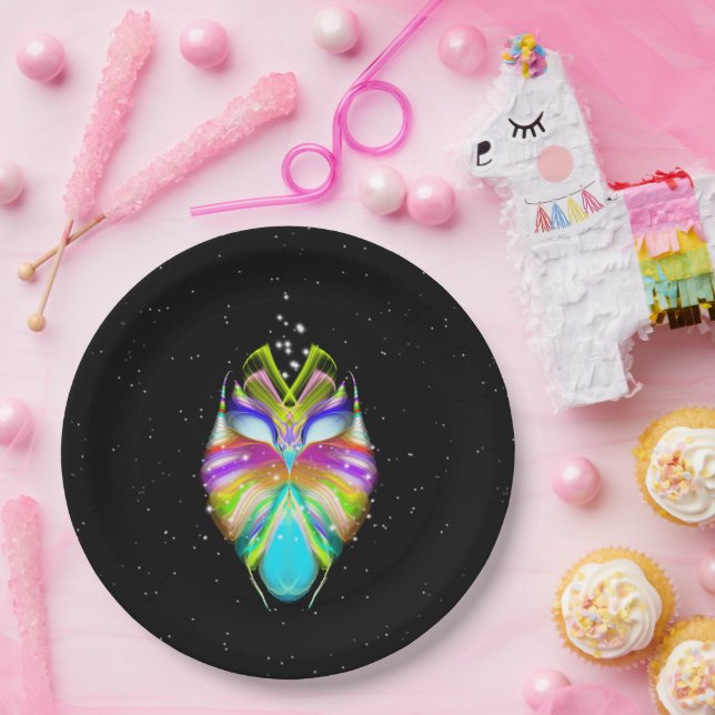 Starlight Oracle Owl Paper Plate (Party)