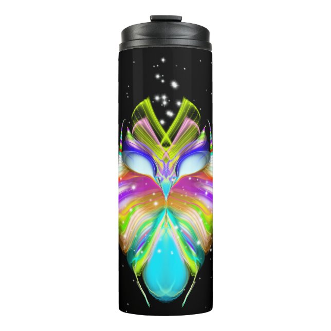 Starlight Oracle Owl Thermal Tumbler (Front)