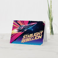 Starlight Rebellion Retro Pop Culture Poster 80s-
