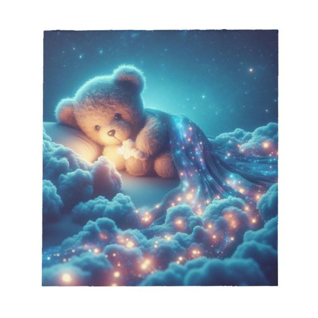Starlight Snuggle Notepad (Front)