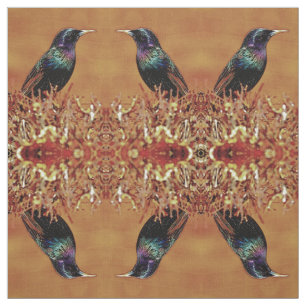 Starling Bird Fabric