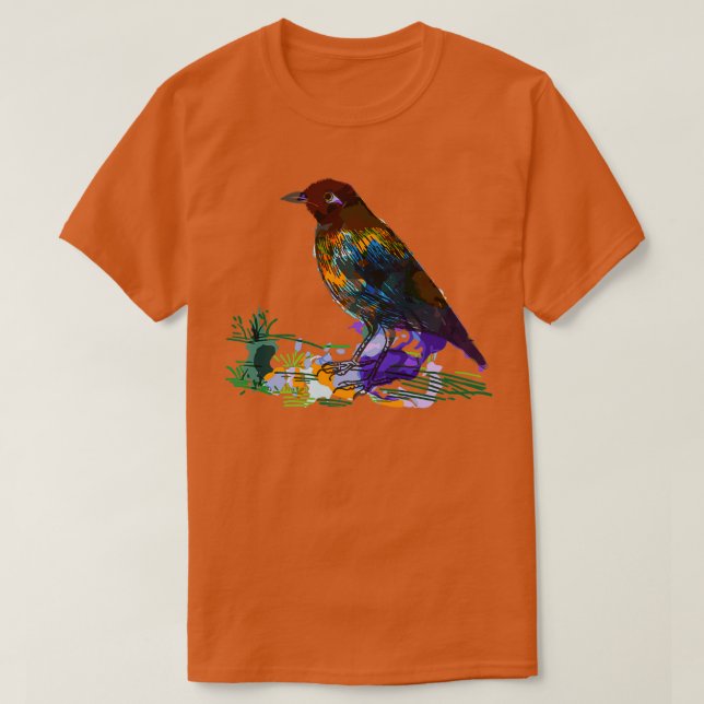 Starling bird T-Shirt (Design Front)