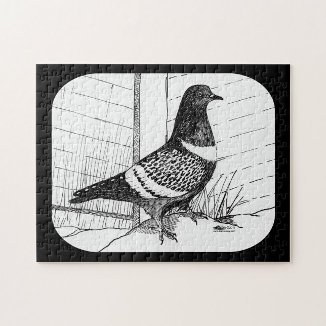 Starling Pigeon 1973 Jigsaw Puzzle (Horizontal)
