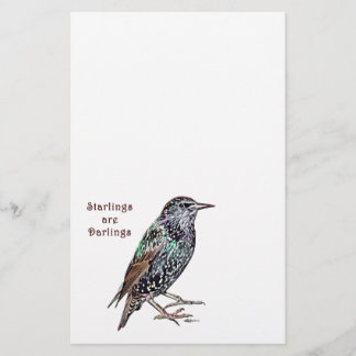 Starlings Are Darlings Stationery