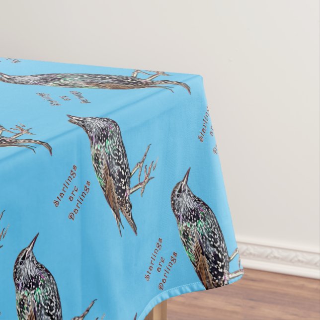 Starlings Are Darlings Tablecloth (In Situ)