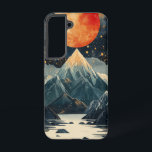 Starlit Alpine Wonder Phone Case<br><div class="desc">Stars shimmer above snowy peaks in this ethereal design that merges night magic with alpine serenity.</div>