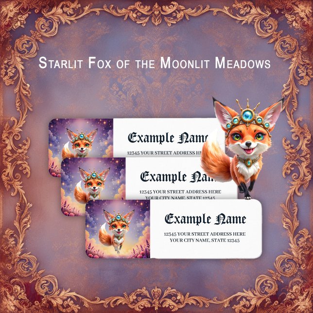 Starlit Fox of the Moonlit Meadows.  (Creator Uploaded)