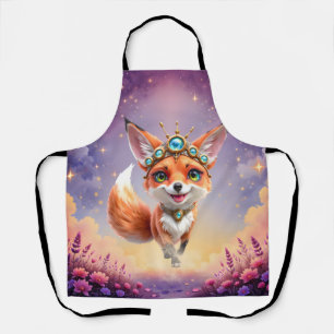 Starlit Fox of the Moonlit Meadows. Apron