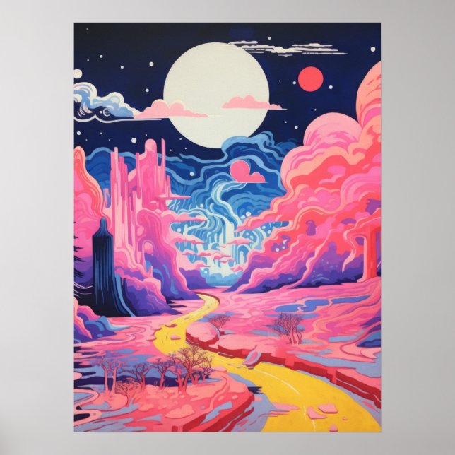 Starlit Sky Poster (Front)