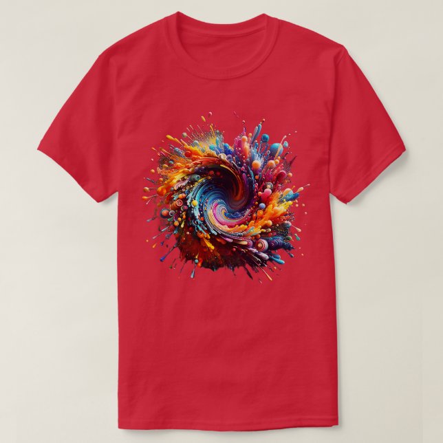 Starlit solar system sunspots 2 T-Shirt (Design Front)