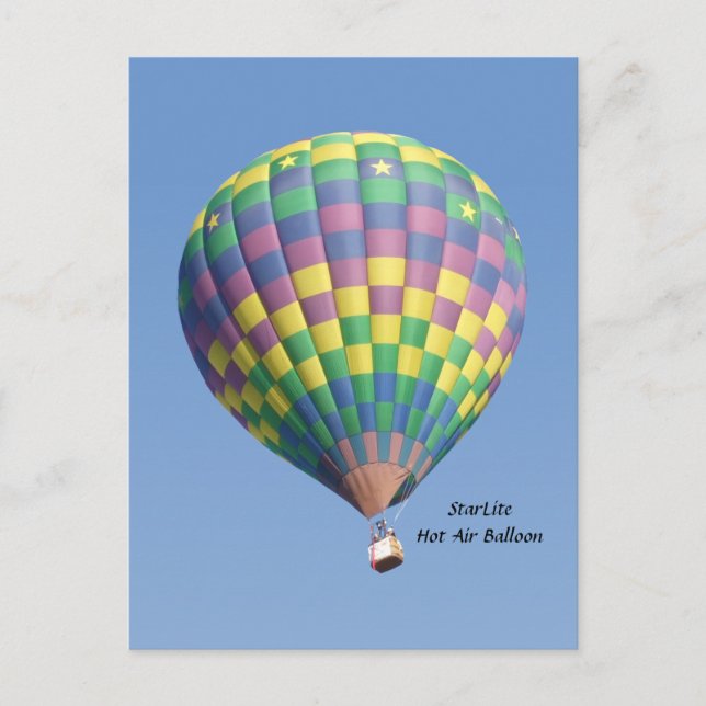 StarLite Hot Air Balloon Postcard (Front)