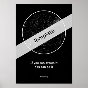 StarMap360 - A3 personalized sky map Poster