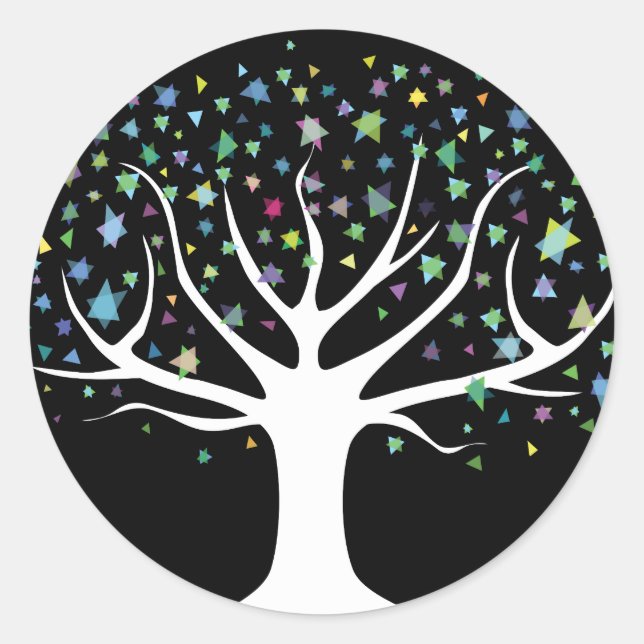 Starof David Jewish REPLY RETURN stickers lables (Front)