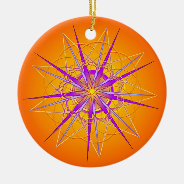 StarOne Ceramic Tree Decoration (Front)