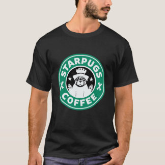 Starpugs Coffee Funny Pug T-Shirt