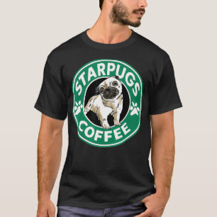 Starpugs Coffee Novelty Pug Lover Gift T-Shirt